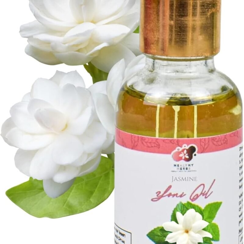Yoni All-Natural Intimate Care Oil | Powerful Plant-Based Herbal Massage Oil for Intimate Areas | Odor Control, Menstrual Support, Natural pH Balance | Women-Owned (Jasmine)