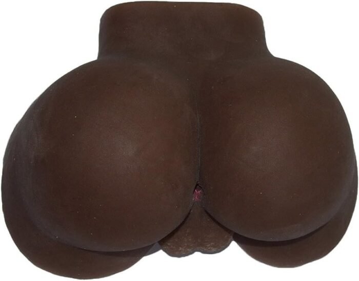 Male Masturbator Full Silicone Black Man Butt Ass with Testicles and Anal Holes Sex Doll for Male&Gay - Image 3
