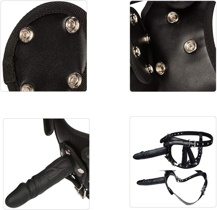 FST Strap-on Dildo with Harness Belt 3 Removable Silicone Dildos, G Spot Stimulate Adjustable Dildo Leather Sex Toy for Women Lesbian Lovers Masturbation - Image 4