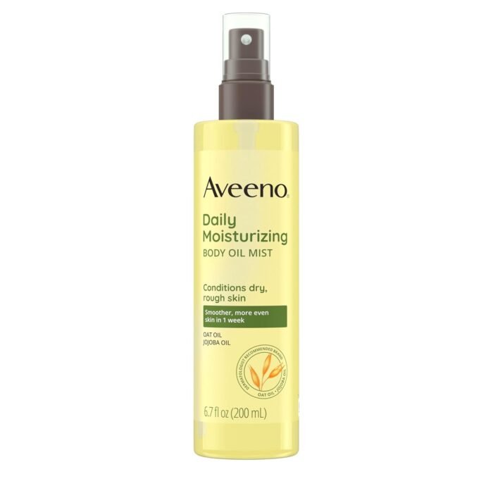 Aveeno Daily Moisturizing Body Oil, Body Mist for Dry Skin with Oat Oil and Jojoba Oil, Nourishing Body Spray with a Hypoallergenic Formula, 6.7 FL OZ - Image 7