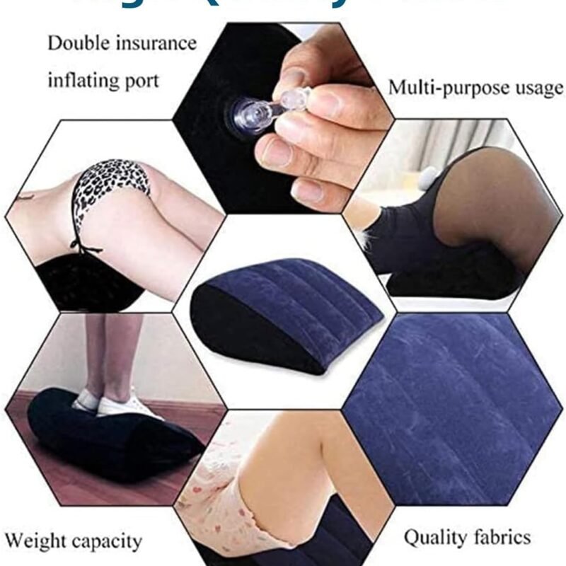 24 Positions Sex Dice Sex Toys,Sex Leather Bondage Strap with Sex Toys Position Pillow Cushion, Sex Ramp Furniture for Couple Deep Position Support, Adjustable Wrist Ankle Cuffs Sweater HH8