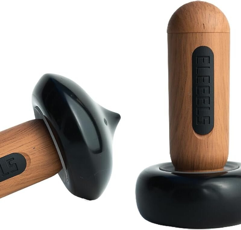 Electric Hot Stones Foot Neck Massager Wand Set with 100ml Aromatherapy Massage Oil, Fathers Day Dad Gifts, Birthday Gifts, Back Massager for Pain Relief Deep Tissue, Adjustable Heat