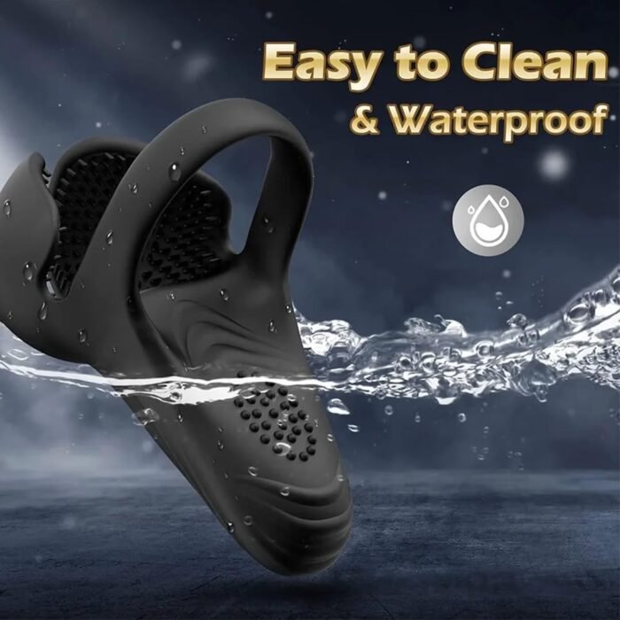 Male Masturbators Vibrating Cock Ring Balls Massager Sex Toy for Men Penis Testicle Stimulator with Remote Dick Vibrator 10 Vibrations Man Vibe Sextoys - Image 6