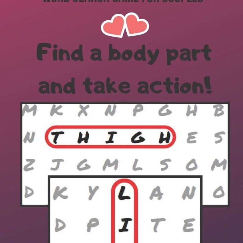 Valentine's Day Game for Couples: Word Search Challenge for Adults | Naughty Foreplay | Large Print | Romantic Puzzle Book | for Boyfriend, Girlfriend, Husband or Wife