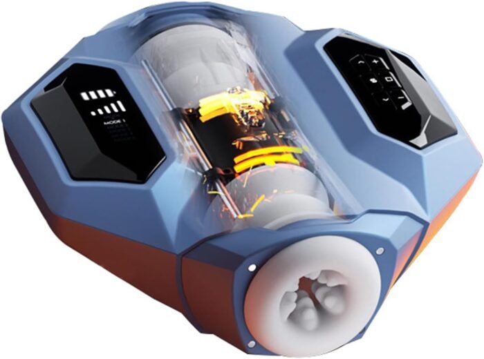 Automatic Male Masturbator Hands Free Masturbators Sex Toys Penis Pump Adult Toys Pocket Pussy Thrusting Rotating Vibration Modes Penis Vibrator Sex Toys for Men Male Vibrator Sex Toy Men