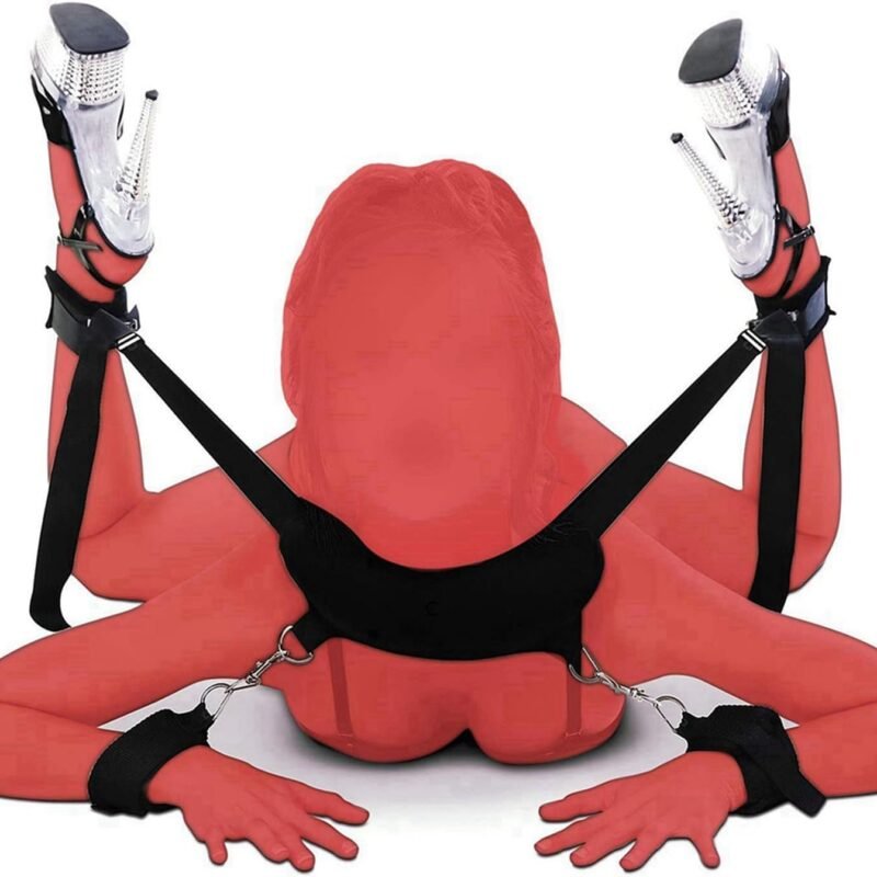 Bed Restraints Ropes & Lanyards Straps for Adult Play Ankle and Wrist Bar for Under King Bed Straps Queen Size Mattress Sex Bondage Gear Accessories Hand Cuff Set for Adults Couples Bedroom Sweater