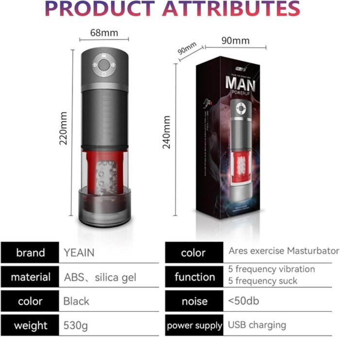 Men's Sex Toys Male masturbator Male masturbators Cup Male Stroker Penis Pump Hands Free masturbators Hands Free masturbators Licking Sucking Male masturbator Heating Adult Sex Toys & Games - Image 8