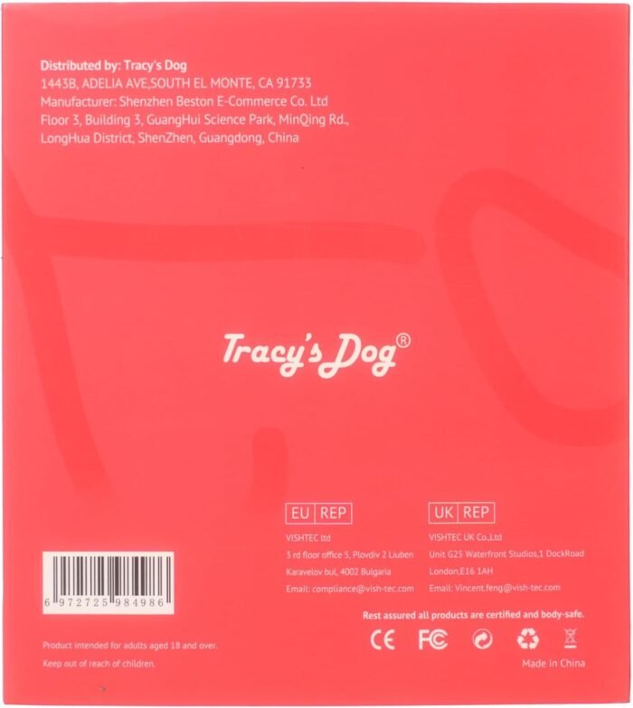 Tracy’s Dog Adult Toys, Clitoral & G Spot Vibrator with Remote, 10 Tapping Pulse & 10 Vibration Modes, Body-Safe Silicone, Waterproof & Rechargeable, Rabbit Vibrating Sex Toy for Women Couples Purple - Image 11