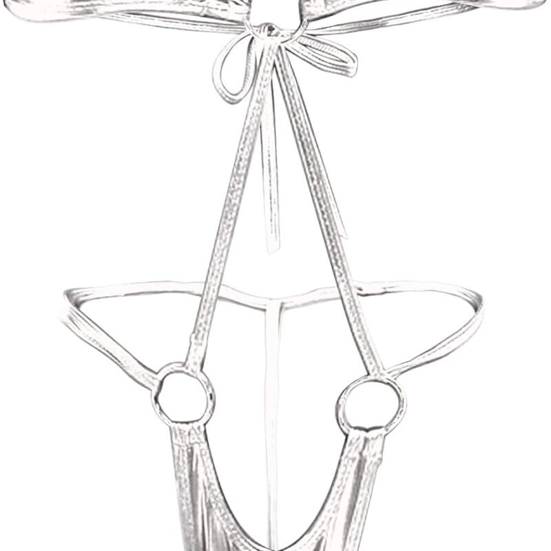 Sexy Latex Wet Look Lingerie for Women One Piece Exoctic Dancer Wear