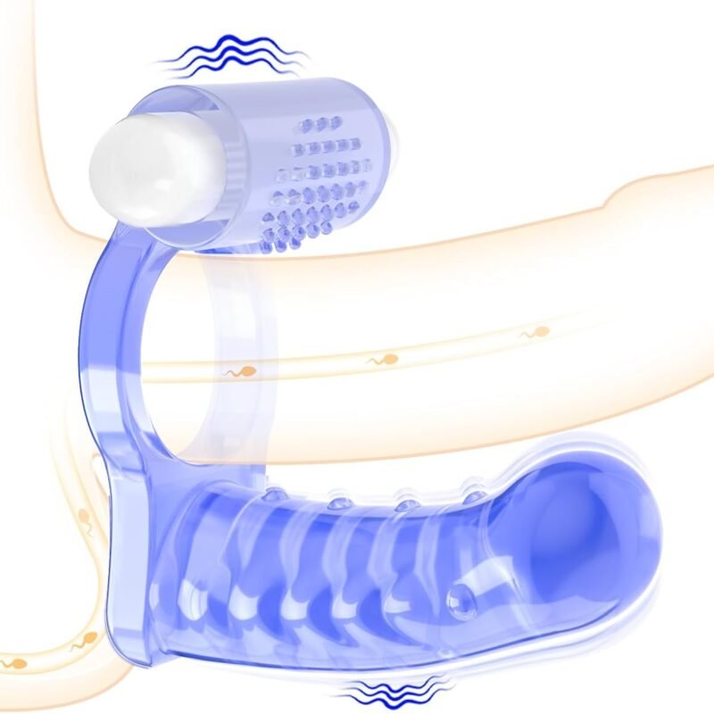 Anal Dildo Butt Plug Sex Toys for Men with Mini Bullet Vibrator Penis Ring, IMOTANI Double Penetration Cock Ring Anal Plug Adult Toys, Strap on Dildo Anal Plug Prostate Massager for Sex Toy Games