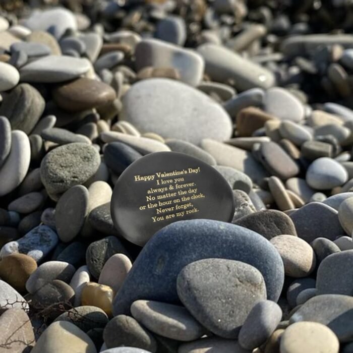 Valentines Day Gifts for Him Her Couple Gifts Engraved Rock Gifts for Boyfriend Girlfriend Gifts for Couples Mens Valentines for Him Men Valentine's Gifts for Husband Wife Couples Unique Gifts - Image 6