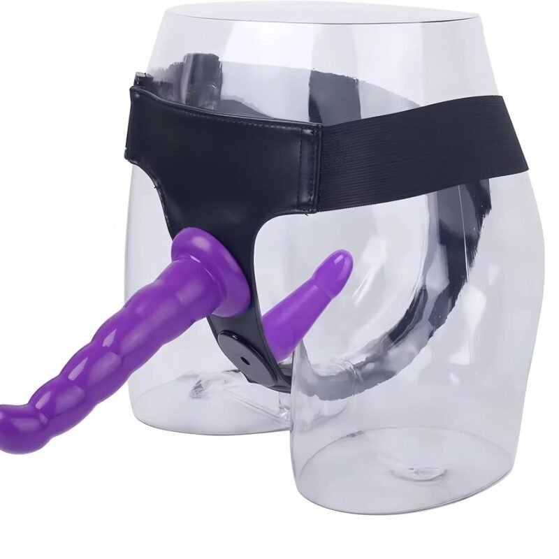 Adjustable Harness Strapless Strap-On Dildo Kit, Two Realistic Dildos, Women's Strap Design, Lesbian Couples