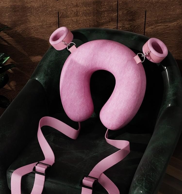 Sex Bondage Toys - Wrist Thigh Restraints Leg Straps with Adjustable Back Handcuffs Ankle Cuffs Kits Adult SM Straps Sets for Women's Pleasure and Couple Foreplay Sweaters TA29-98