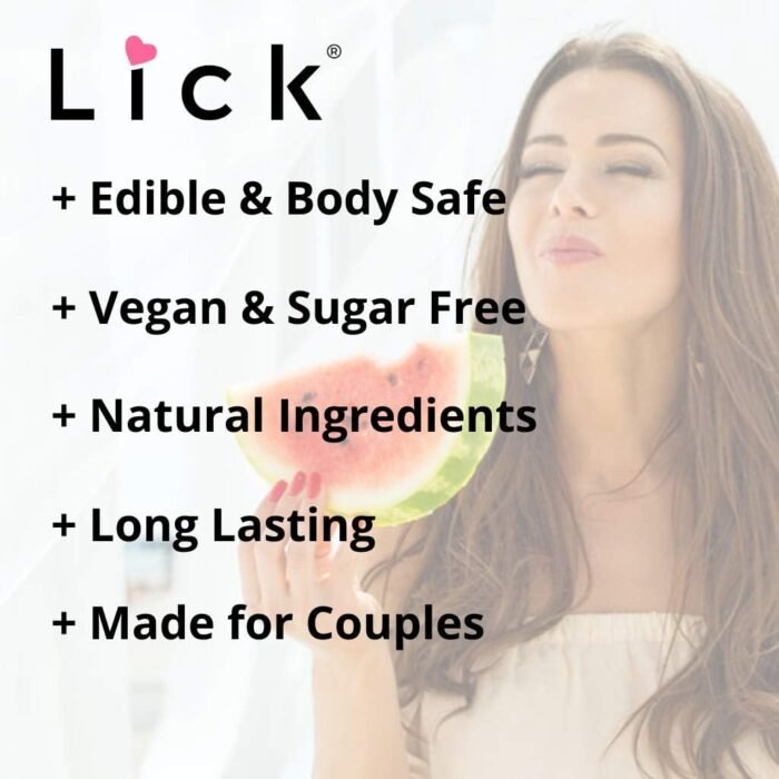Watermelon Flavored Massage Oil for Couples – Edible Massaging Lotion with Vitamin E, Sweet Almond and Coconut Oil is Non Sticky and Gentle on Skin – Natural, Relaxing and Vegan (4 oz) - Image 4