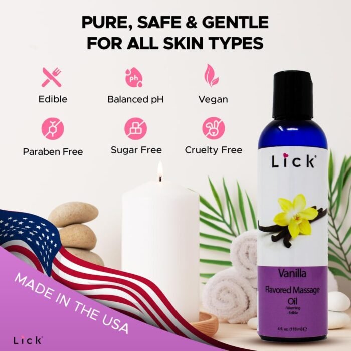 Vanilla Flavored Massage Oil for Massage Therapy - Relaxing Muscle Massage for Men and Women with Natural Vitamin e Oil with Aromatherapy Oils for Skin use - Essential moisturizing Body Oils 4 oz - Image 7