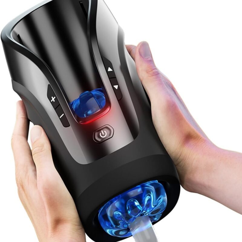Automatic Male Masturbator Blowjob Machine Sex Toy Men Male Masturbator Male Sex Toys Sex Toys for Men Male Stroker Penis Pump 3D Sleeve Pocket Pussies Hands Free Masturbators Adult Toys for Men