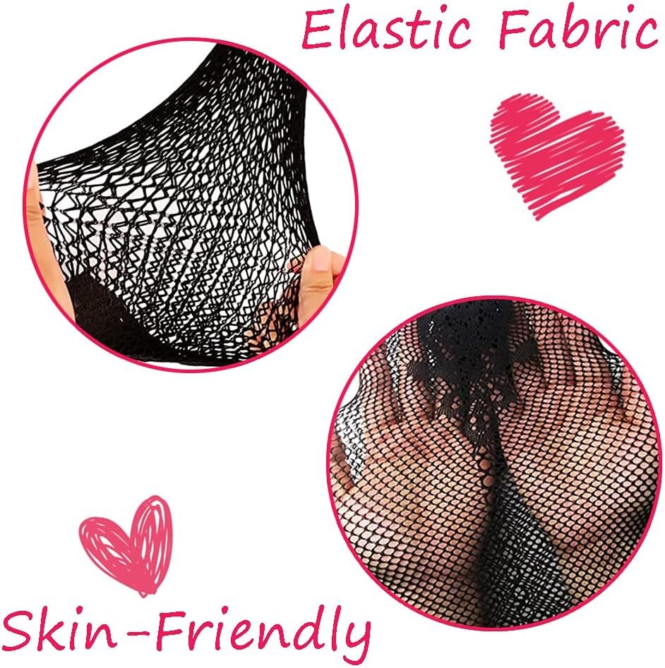 Women's Fishnet Lingerie Lace Stockings Bodysuits Mesh Babydoll for Women - Image 6