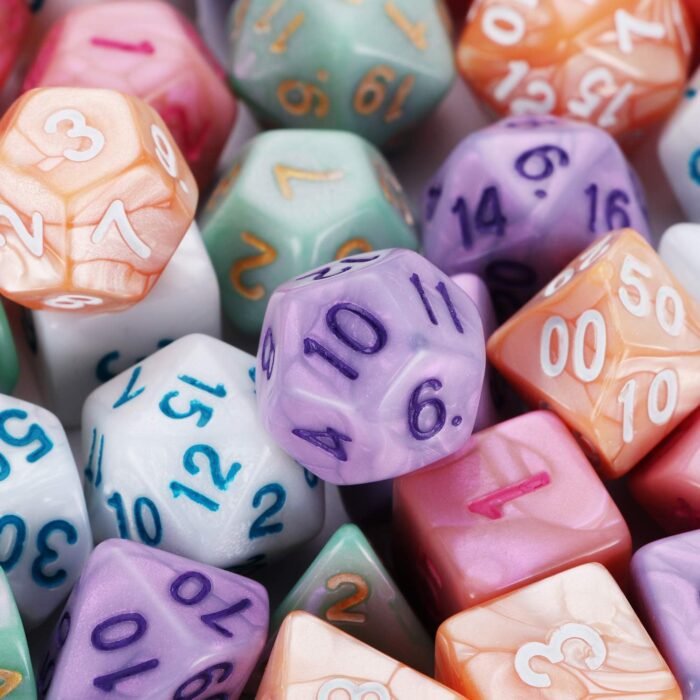 DND Dice, 5 x 7 Sets (35 Pieces) Polyhedron Dice for Dungeons & Dragons RPG MTG DND Tabletop Game with 1 Free Pouch D4 D8 D10 D12 D20 - Image 7