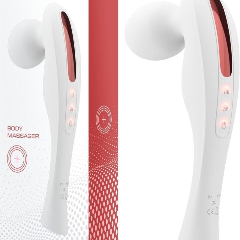 Powerful Handheld Body Massager for Deep Tissue Relief Relax Muscles and Alleviate Pain with Percussion Therapy Cordless and Rechargeable Massage