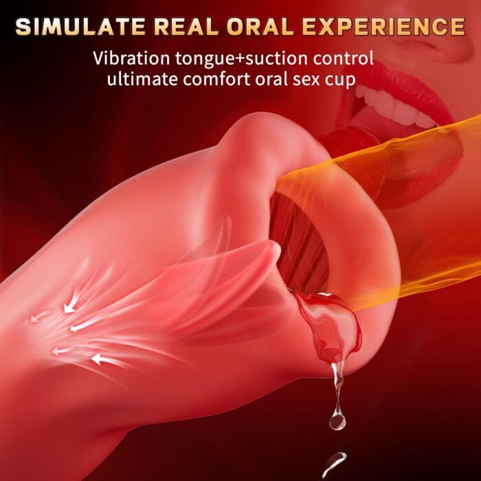 Male Masturbator Sex Toy for Men – Penis Trainer Vibrator with 9 Vibration & 3 Suction, App Control Pocket Pussy, Penis Pump Blowjob Stroker for Endurance Training, Adult Sex Toy for Couples - Image 4