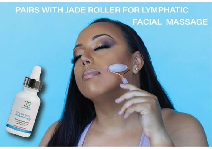 Facial Lymphatic Drainage Oil for Gua Sha Facial Tools, Lymphatic Drainage Massager Face with Jojoba & Coconut Oil, Use with Face Roller, Jade Roller, Guasha Tool for Face & Neck, 1 Fl Oz - Image 8