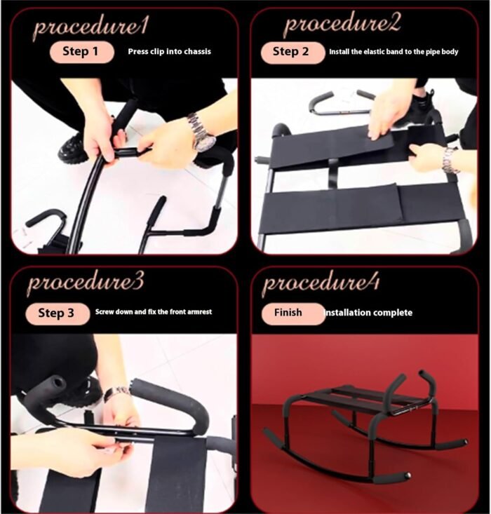 2024 BDSM Chair Sex Position Chair Swing Sex Chair Adult Toy Multifunctional Bounce Furniture,Elastic Stool for Women Bathroom Bedroom Available Yoga Sunglasses CE-0161 - Image 6