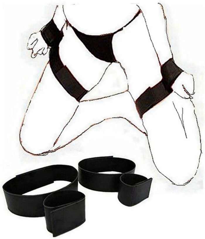 Sexy Bondaged for Couple Restraint Ropes & Lanyards Behind Back Arm Binder Restraint Sex Toys Hand Leg Cuffs Ankle Wrist Resistance Bands Sex Handcuff Bracelets Fuzzy Bed Bonage Kits BDSM Sweater - Image 5
