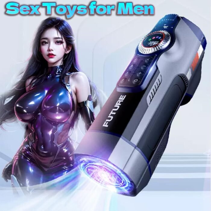 Male masturbator Automatic Sucking Male Masturbators Male Stroker Penis Pump Heating Sex Toys 10Pocket Pussy Sucking &10 Vibrating & 10Thrusting Automati Mens Toy （3D Realistic Textured） - Image 3