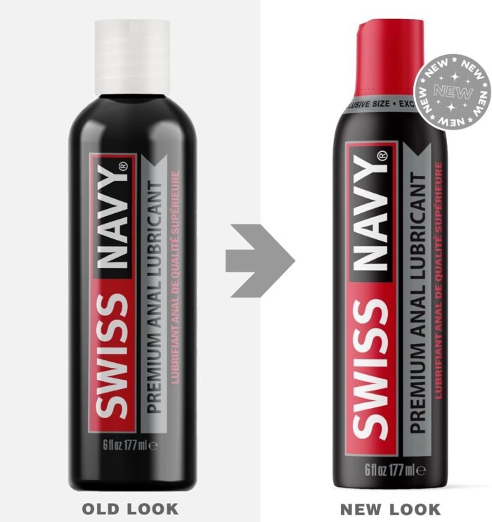 Swiss Navy Premium Silicone Based 6 Ounce Personal Lubricant & Anal Lubricant Gel Latex-Safe Long Lasting Personal Lubrication Lube for Men Woman Couples, Works Underwater Paraben & Glycerin Free - Image 2