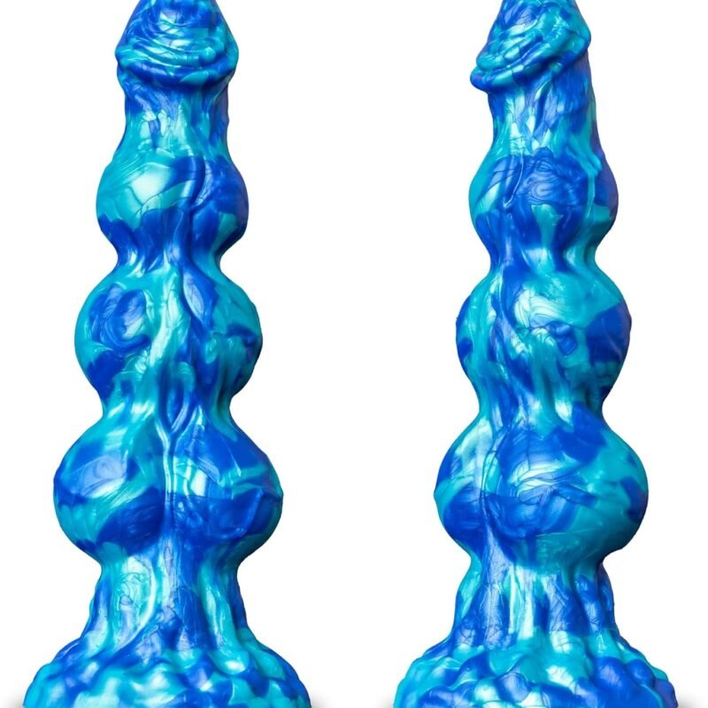 10" Huge Monster Knot Horse Dildo - Big Fantasy Dragon Dildo with 3 Dog Knots, Thick Anal Dildos with Big Suction Cup, Giant Knotted Dildos for G Spot Anal, Adult Sex Toys & Games for Women Men Gay
