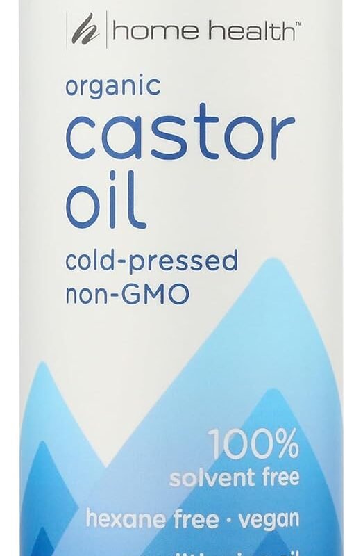 Home Health Castor Oil Cold Pressed & Cold Processed, 8 Oz