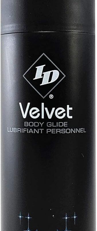 ID Velvet Silicone Based Personal Lubricant 6.7 Fl Oz – Sensual Luxury - Long Lasting Silicone Lube for Men Women and Couples Lube, Made in USA by ID Lubricants