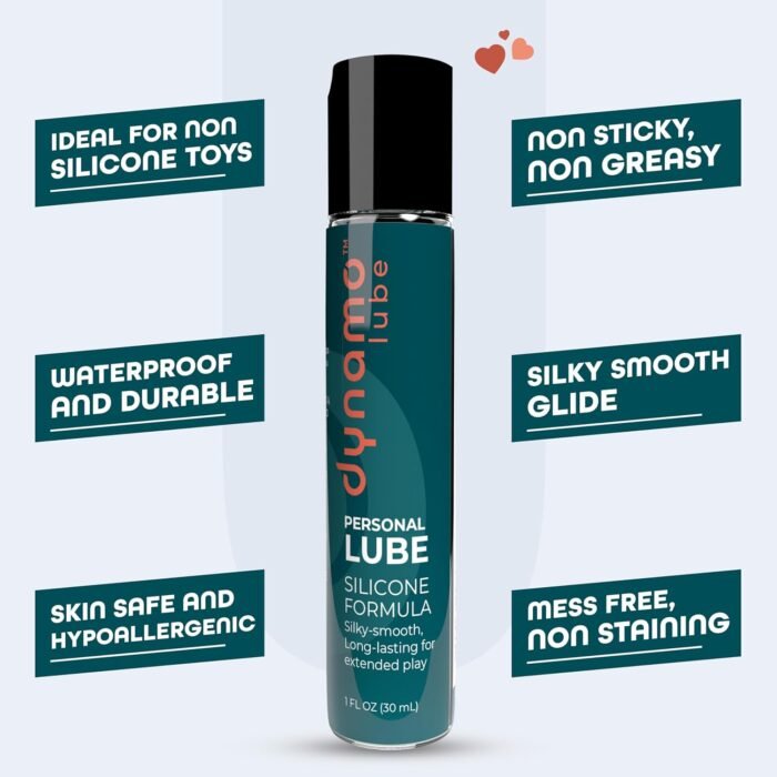 Dynamo Lube Silicone Based Formula 1.0oz - Silicone-Based Personal Lubricant, Lube for Men, Women, and Couples - Image 3