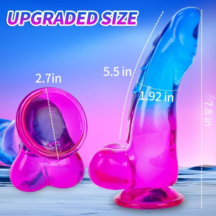 Sex Toys Realistic Dildo, 7.8 Inch Monster Dragon Dildos with Strong Suction Cup, Thick and Fantasy Dildo for Vaginal and Anal Stimulation, Adult Sex Toy for Women and Couples - Image 6