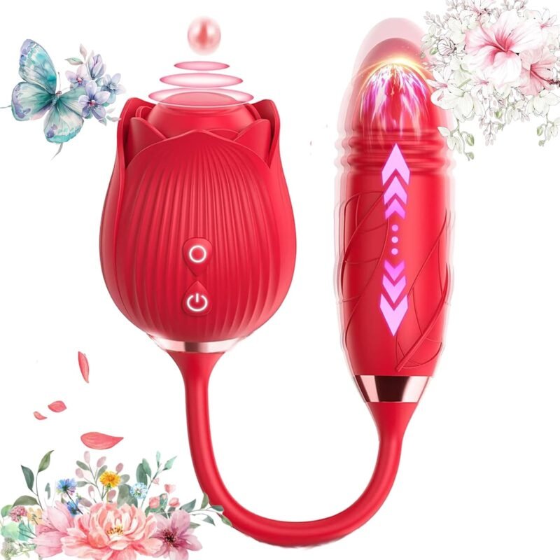 Roses Toy 2025 Newly Efficient Clitioral Sucker Powerful Womens Viboators Quiet Rose Viboatorr Waterproof Flower Vibration The Rose Adult Toy for Women 10 Speeds Couple Games Adult KdS484