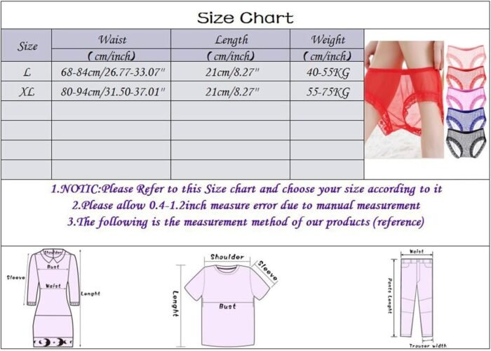 Womens Underwear Lace Mesh Sheer Middle Waisted Bowknot Underwear See Through Seductive Underwear - Image 3