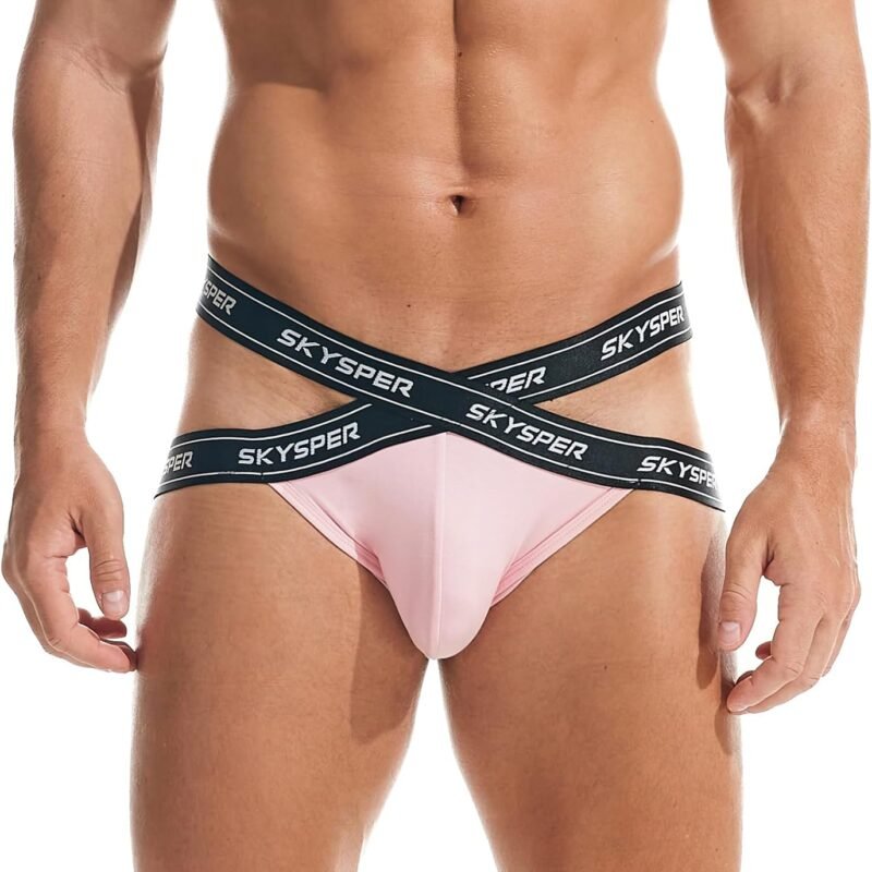 SKYSPER Men's Jock Strap Athletic Supporter For Men Sexy Jockstrap Male Underwear