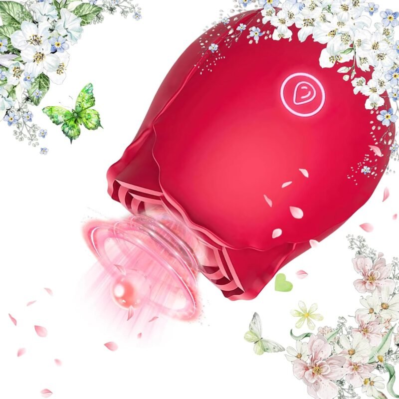 Roses Toy 2025 Newly Clitioral Sucker Powerful Womens Viboators Quiet Rose Viboatorr Waterproof Flower Vibration The Rose Adult Toy for Women 10 Speeds Couple Games Adult Bedroom 8J4455
