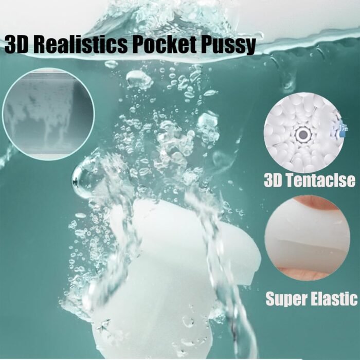 Male Masturbators Cup Male Masterbator Men Sex Toy Men Adult Toys Twisting Vibrating Sucking Modes Sucking Pussy Penis Suction Pump Sleeve Hands Free Heating Male Vibrating Stroker Adult Toy for Men - Image 7