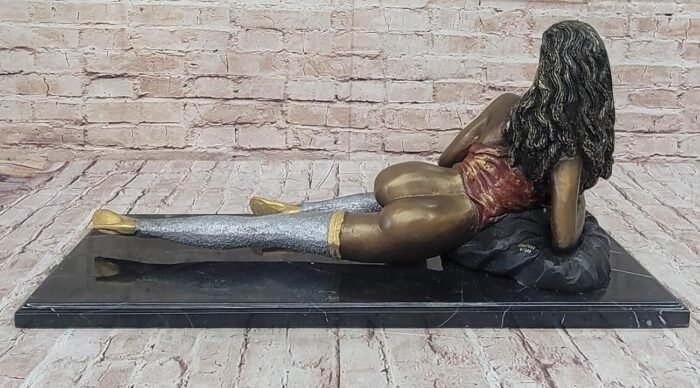 Erotic Art Bronze Sculpture: Limited Edition Signed by Collett Mancave Decor Décor Art Sale Gift by Finery Bronze - Image 3