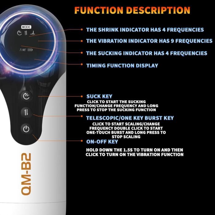 Male Masturbators Penis Pump Automatic Sucking Male Masturbators Sex Toy Men Men's Sex Toy Male Masturbators Cup Male Stroker Adult Sex Toys & Games Hands Free Masturbators - Image 6