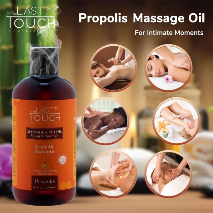 Propolis Sensual Massage Oil for Couples Sexual - Massage Oils for Date Night - Massage Oil for Massage Therapy - Aromatherapy Oil for Intimate Moments - Aphrodisiac Oil - 8.45 Fl Oz - Image 4