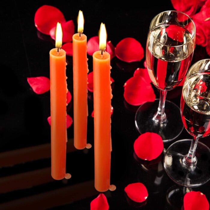 BBTO 6 Pieces Low Temperature Candles Wax Dripping Romantic Candles for Couples Lovers - Image 5