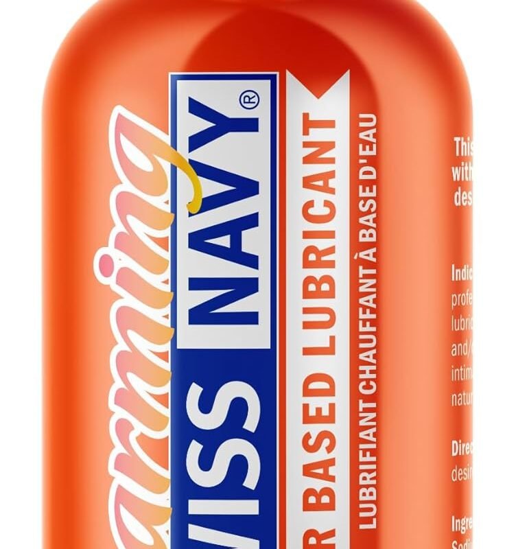 SWISS NAVY Premium Warming Water-Based Lubricant & Lubricant Sex Gel for Couples, 1oz