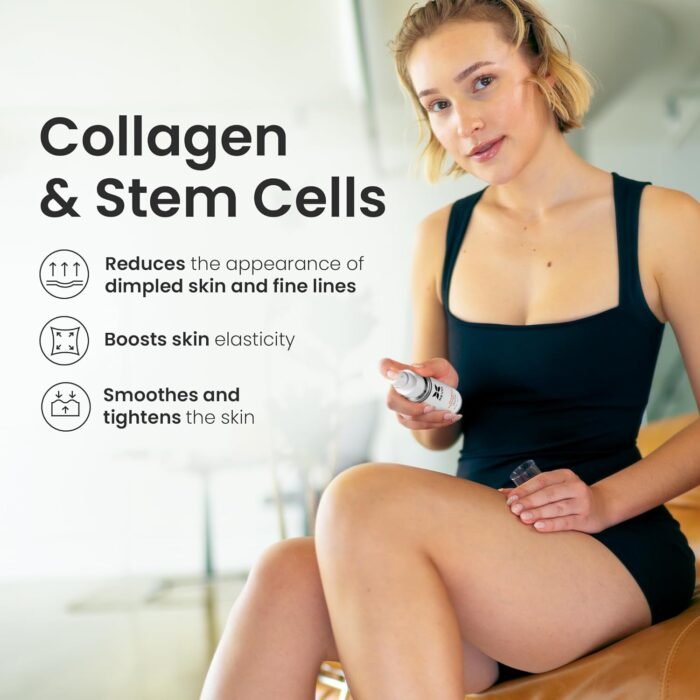 REVO Anti Cellulite Massage Oil Infused with Collagen & Stem-Cells for More Elastic, Tighter Skin - Image 2