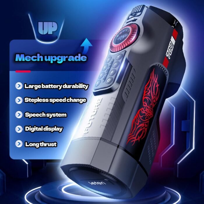 Male masturbator Automatic Sucking Male Masturbators Male Stroker Penis Pump Heating Sex Toys 10Pocket Pussy Sucking &10 Vibrating & 10Thrusting Automati Mens Toy （3D Realistic Textured） - Image 4