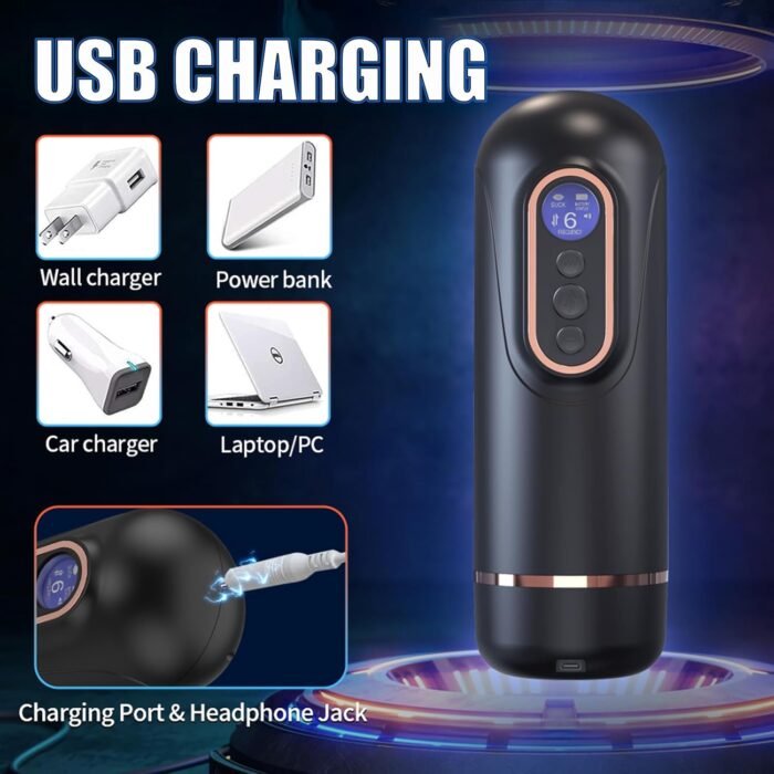 Male Masturbators Cup Sex Toy Men Male Sex Toy Automatic Male Masturbator Sex Toy Male Hands Free Masturbators Male Strokers Pocket Pussy Stroker Blowjob Sex Toys for Men Penis Pump Adult Sex Toys - Image 7