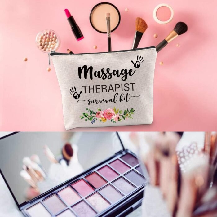 WCGXKO Massage Therapist Makeup Bag Massage Therapist Survival Kit Massage Therapy Graduation Gift - Image 5