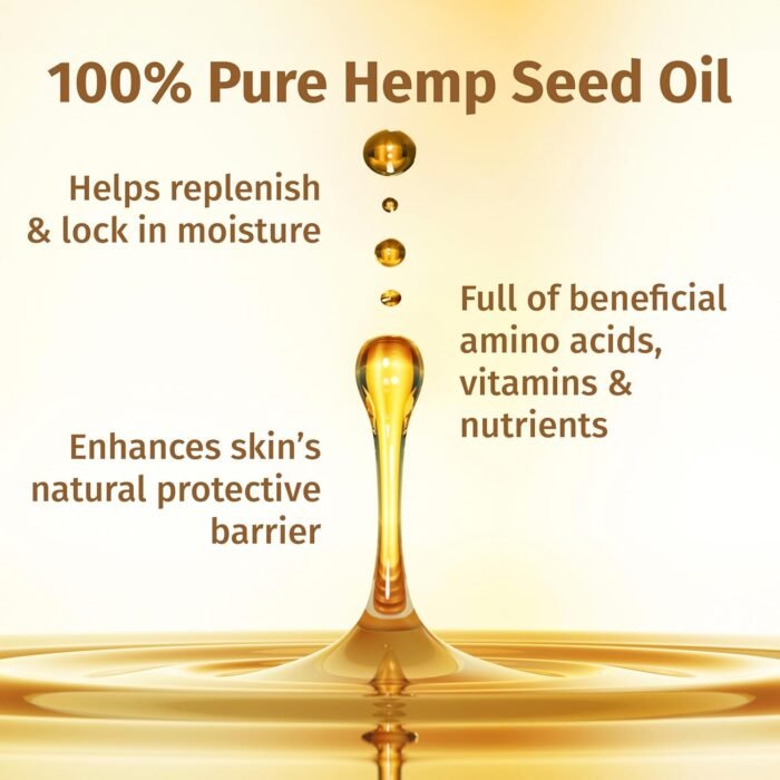 HEMPZ Sweet Pineapple & Honey Melon Herbal Hydrating Multi-Purpose Body Oil for Body - Moisturizing Bath, Shower, or Shaving Oil for Dry or Sensitive Skin for Women & Men, 6.76 Oz - Image 6