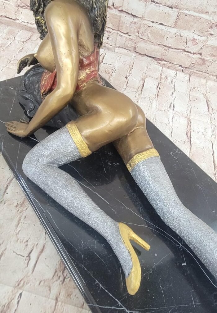 Erotic Art Bronze Sculpture: Limited Edition Signed by Collett Mancave Decor Décor Art Sale Gift by Finery Bronze - Image 8